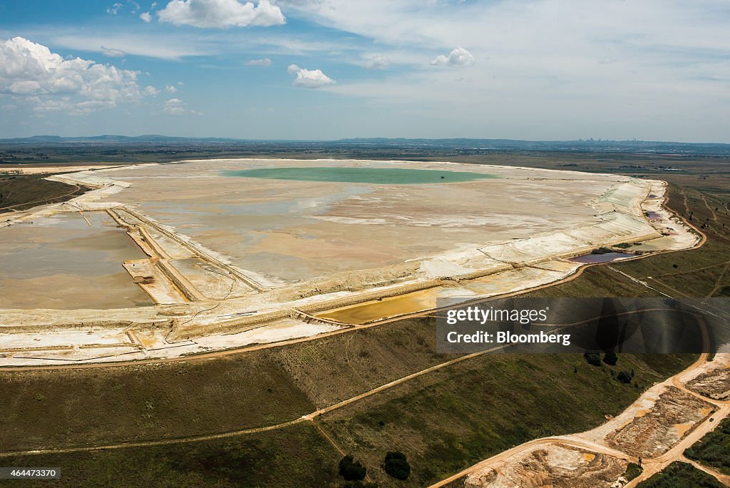 DRDGold Ltd.'s Ergo Gold Processing Plant And Aerial Views