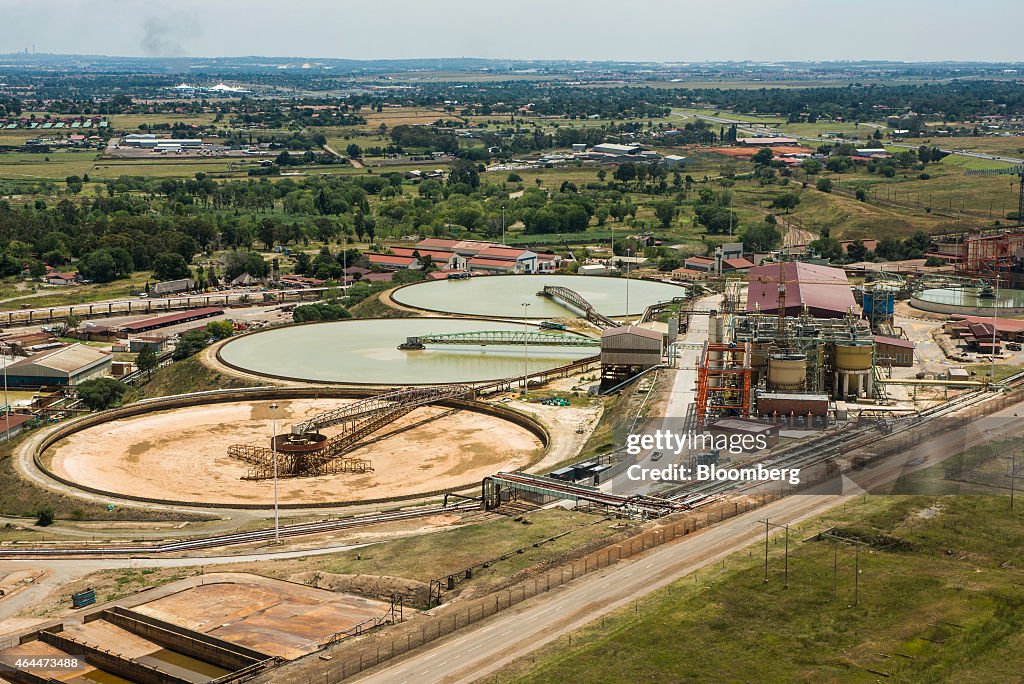 DRDGold Ltd.'s Ergo Gold Processing Plant And Aerial Views