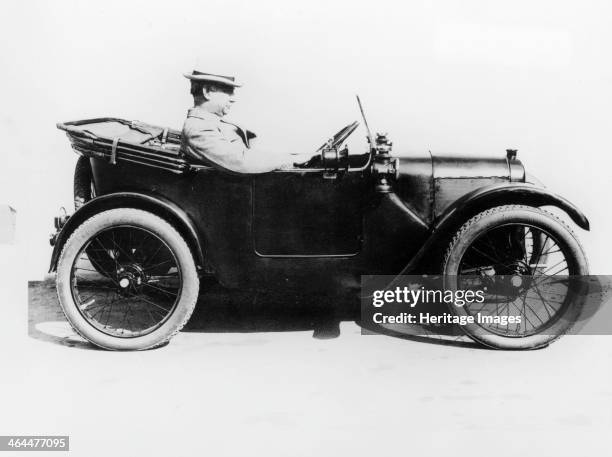 Sir Herbert Austin in an Austin Seven, 1922. In the 1920s the Austin Seven was launched, popularly known as the baby Austin, which greatly influenced...