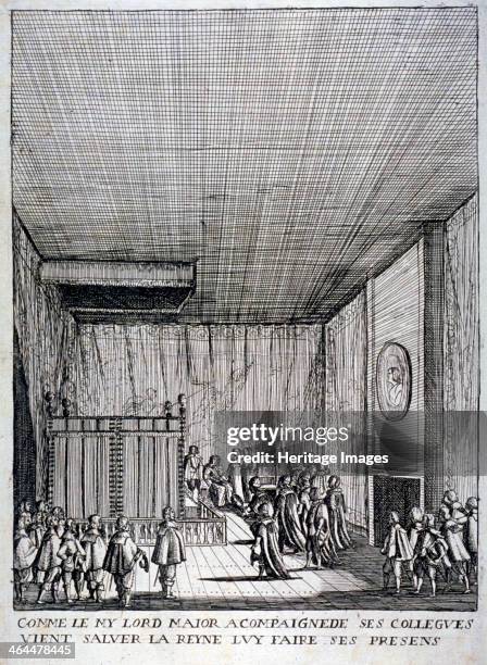 Interior view of St James's Palace, Westminster, London, 1639.