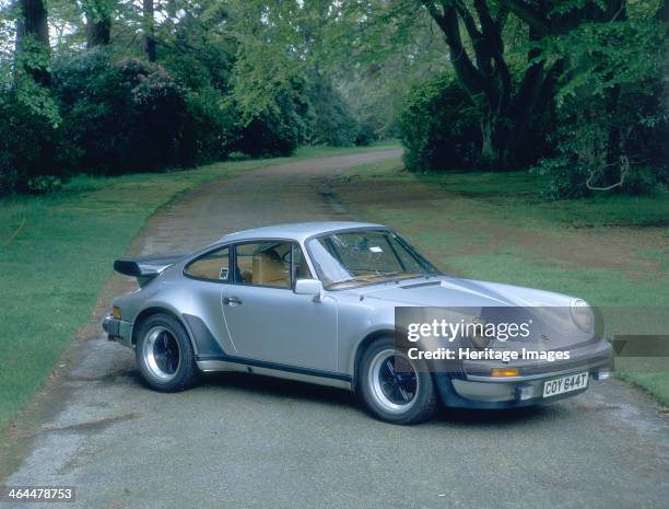 Porsche 911 Turbo. A development of the previous 3 litre version, these 3.3 litre-engined cars could easily reach 160 mph and produced over 300 hp.