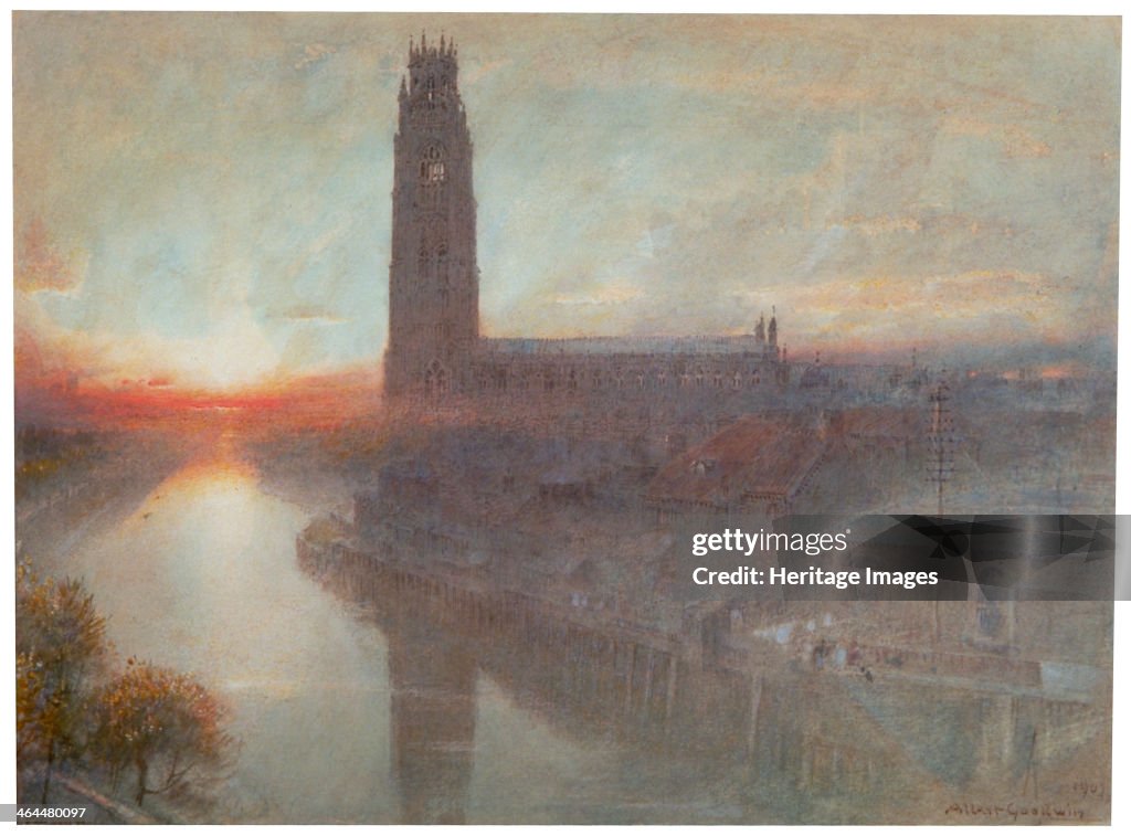 'Boston', 1907. Artist: Albert Goodwin