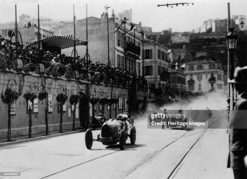 Start of the inaugural Monaco Grand Prix, 1929.
