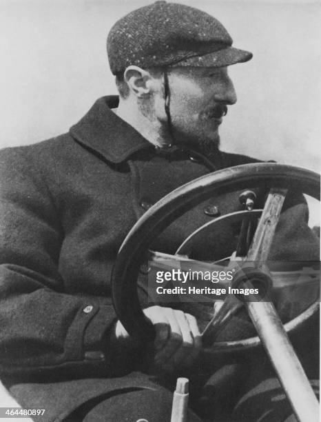 Camille Jenatzy, . He was the driver of the first car to exceed 100 kmh in 1899 in an electric car called 'La Jamais Contente' . In 1903 he won the...