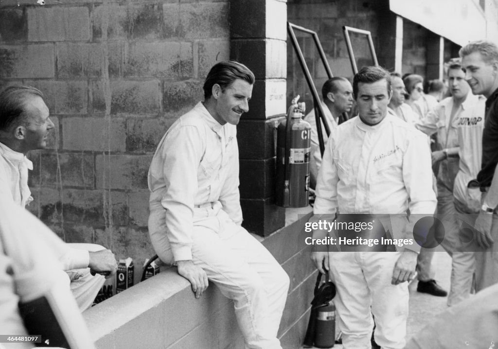 Graham Hill and Jackie Stewart, 1960s.