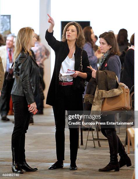 Elena Cue and Miriam Lapique attend ARCO 2015, International Contemporary Art Fair at Ifema on February 25, 2015 in Madrid, Spain.