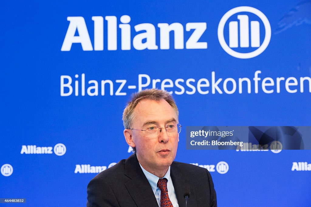 Allianz SE Full Year Results News Conference As Profit Declines