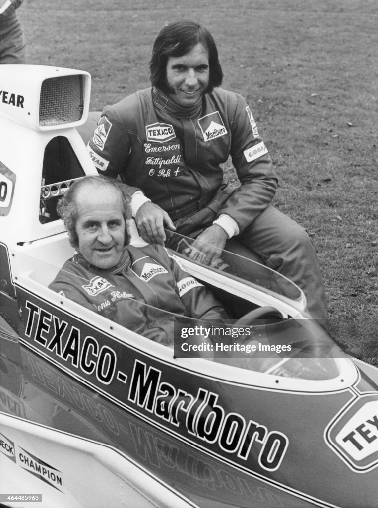 Denny Hulme and Emerson Fittipaldi, 1974.