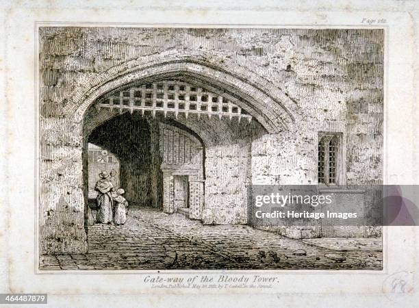 Gateway to the Bloody Tower, Tower of London, 1821.