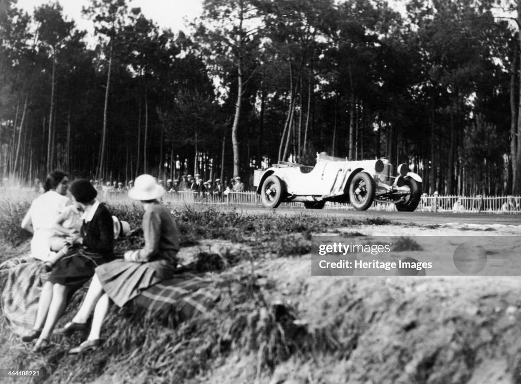 Mercedes-Benz SS in action at the Le Mans 24 Hours, France, 1930.