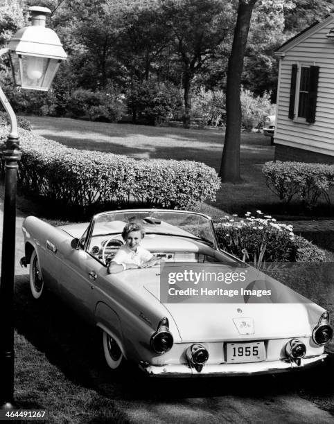 Ford Thunderbird, 1955. The 'T-Bird', Ford's first sports car, was designed by Bill Burnett, William F Boyer and Franklin Quick Hershey. It was...