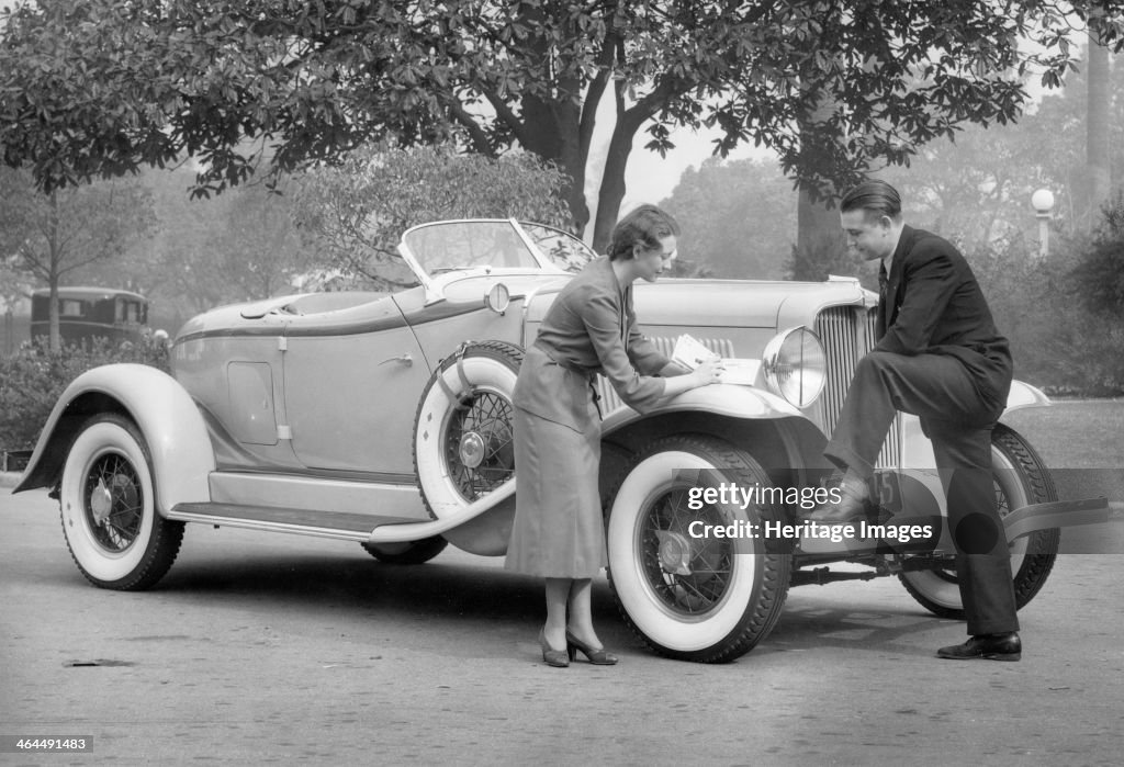 Auburn car, (c1930s?).