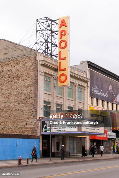 apollo theatre in harlem - apollo theatre new york stock pictures, royalty-free photos & images
