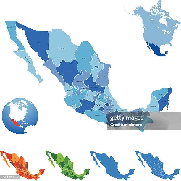 mexico map - mexico map 幅插畫檔、美工圖案、卡通及圖標