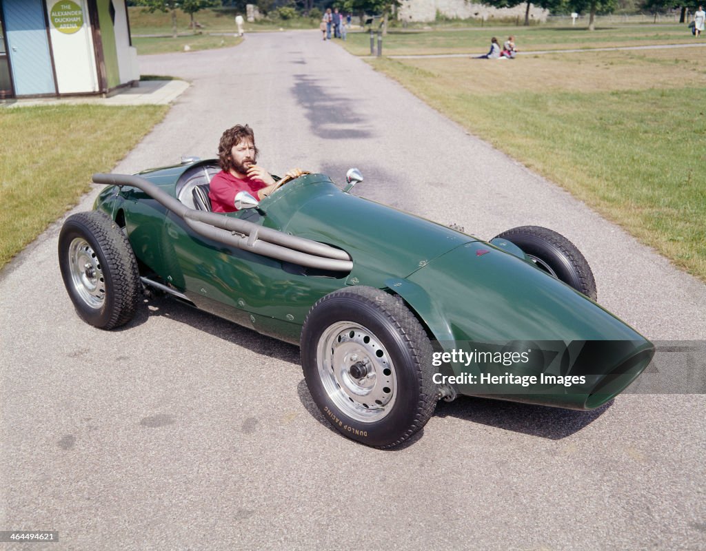 Eric Clapton in a 1955 Connaught, (c1970s?).