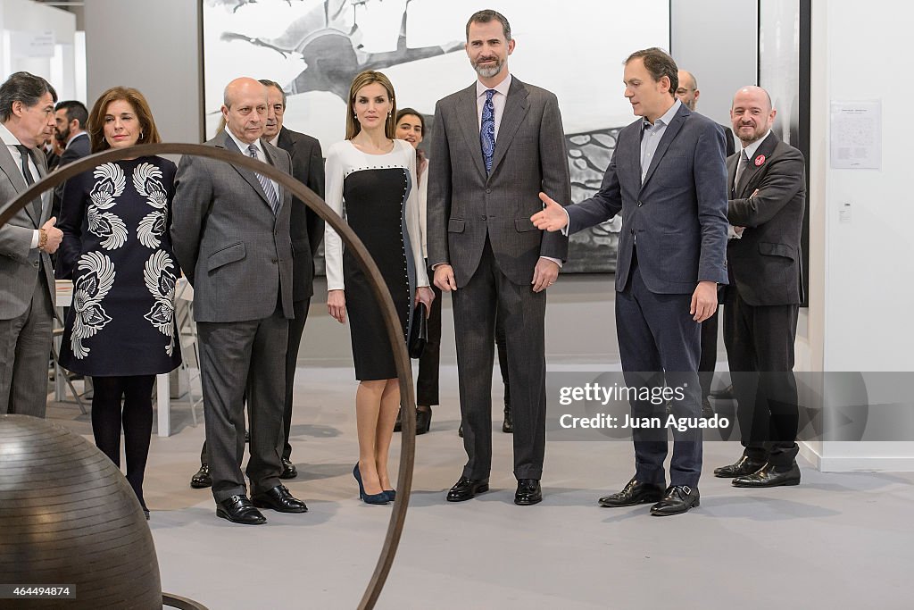 Spanish Royals Attend the Opening of ARCO 2015