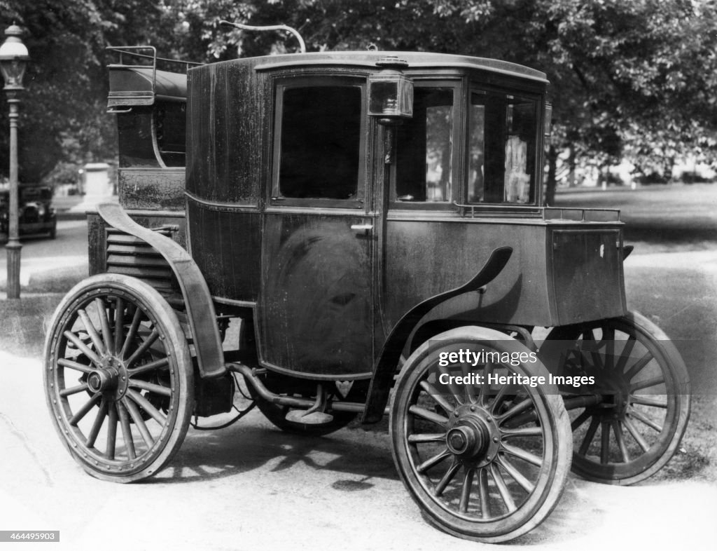 A Columbia Electric car, c1899.