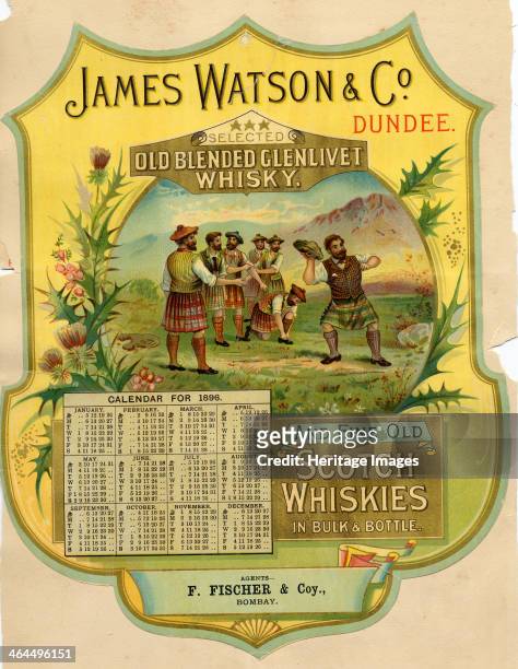 James Watson & Co Scotch Whiskies, Dundee, 1896.