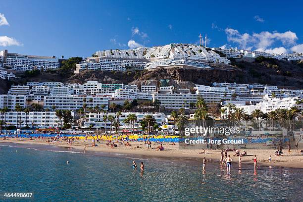 puerto rico beach - kanarieöarna bildbanksfoton och bilder