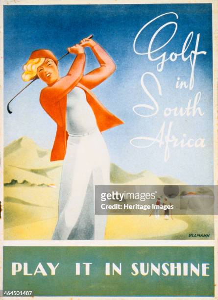Pamphlet advertising golfing resorts in South Africa, c1930s.