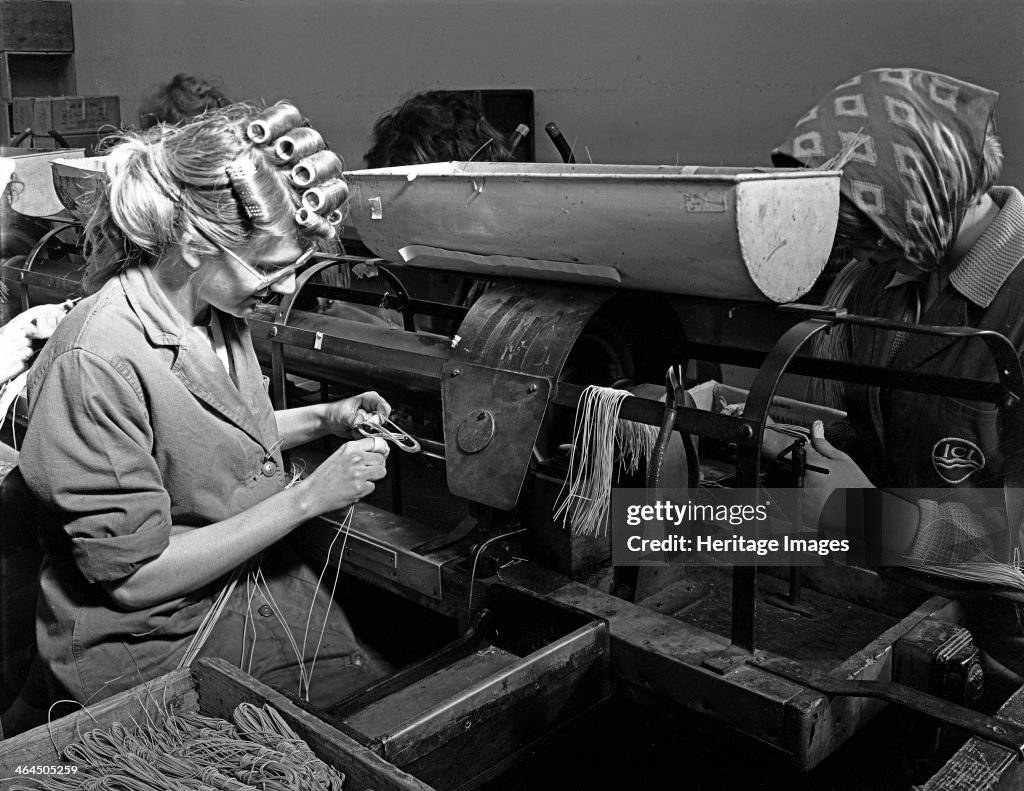 Detonator production, ICI plant, Denaby Main, South Yorkshire, 1962. Artist: Michael Walters