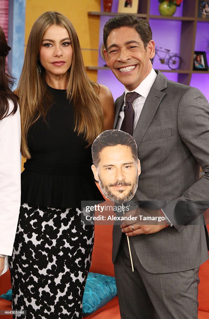 Celebrities On The Set Of Despierta America - February 26, 2015