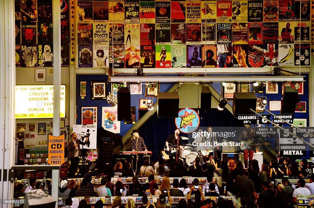 Airborne Toxic Event Perform At Amoeba Music