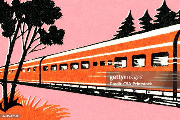 train - commuters train stock illustrations