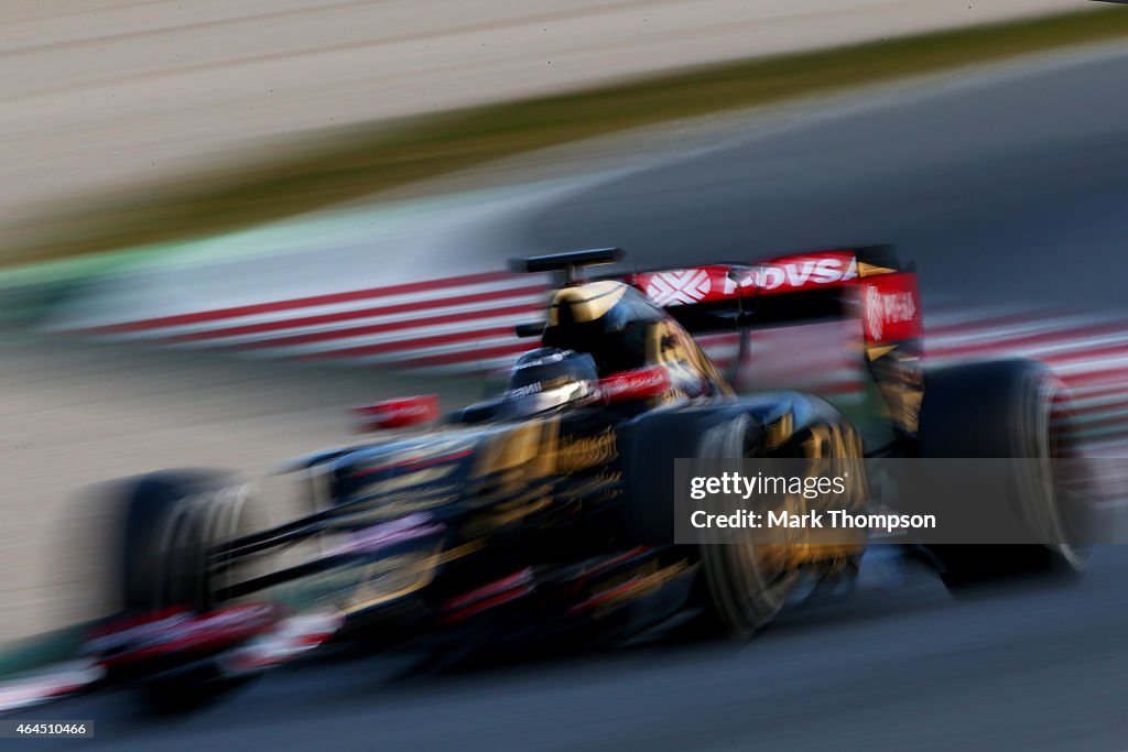 F1 Testing In Barcelona - Day One