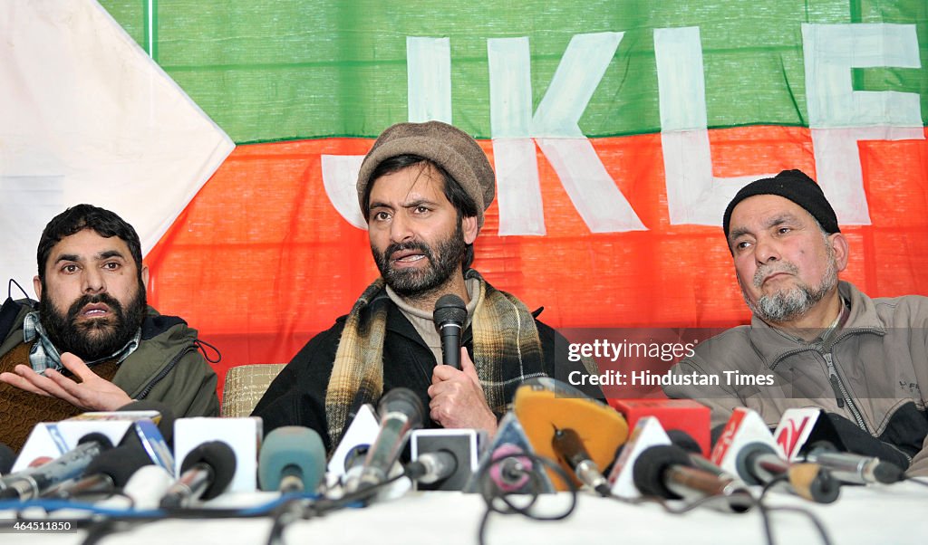 Press Conference Of JKLF Chairman Yasin Malik