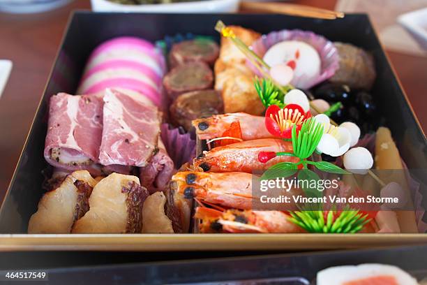 osechi ryori - osechi ryori stock pictures, royalty-free photos & images