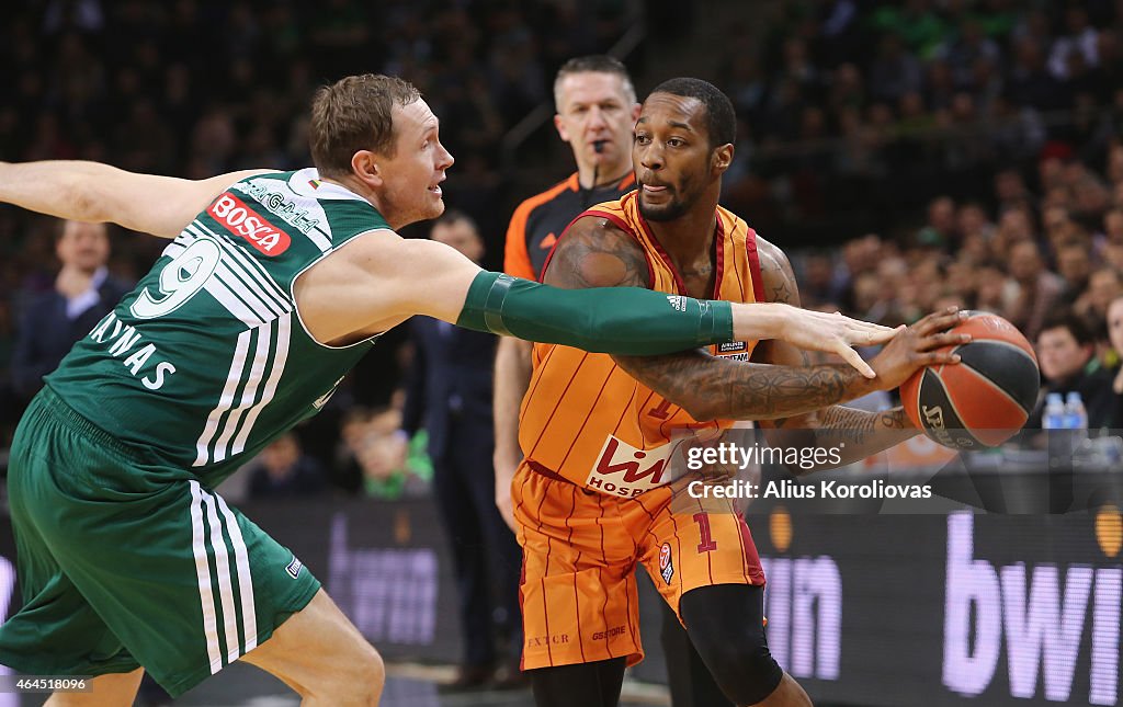 Zalgiris Kaunas v Galatasaray Liv Hospital Istanbul - Turkish Airlines Euroleague Top 16