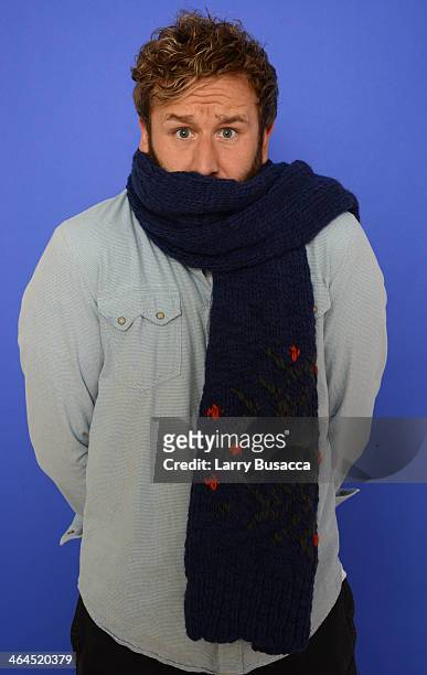 Actor Chris O'Dowd poses for a portrait during the 2014 Sundance Film Festival at the WireImage Portrait Studio at the Village At The Lift Presented...