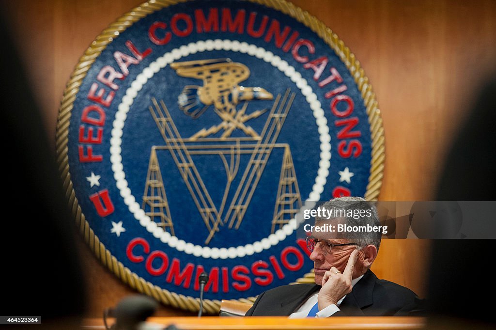 Federal Communications Commission Votes On Net Neutrality Plan