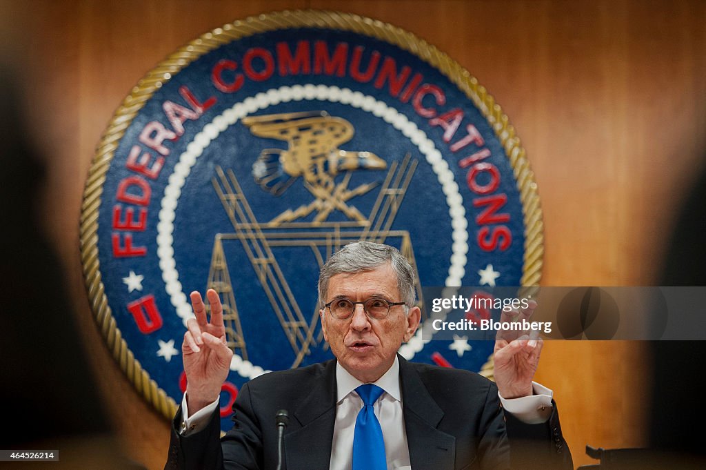 Federal Communications Commission Votes On Net Neutrality Plan