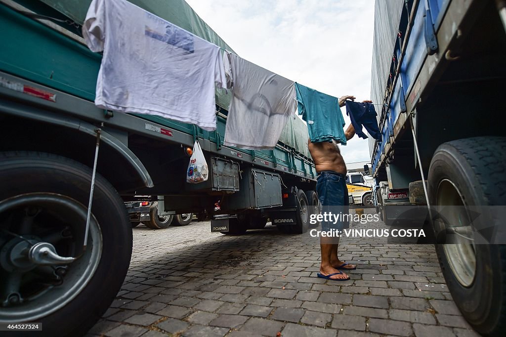 BRAZIL-TRUCK DRIVERS-STRIKE