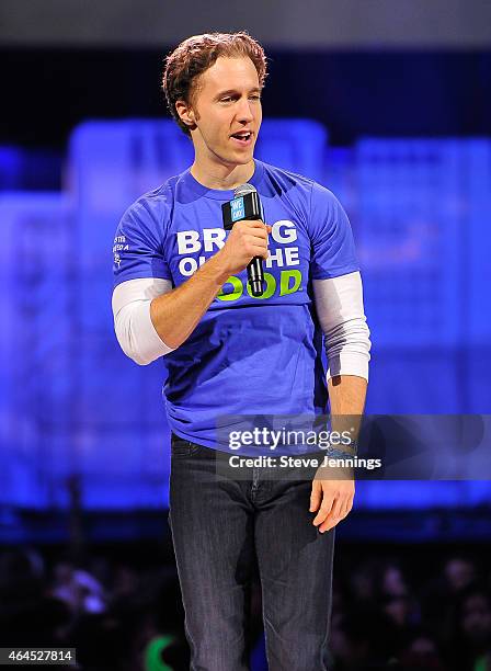 Craig Kielburger attends We Day California at SAP Center on February 25, 2015 in San Jose, California.