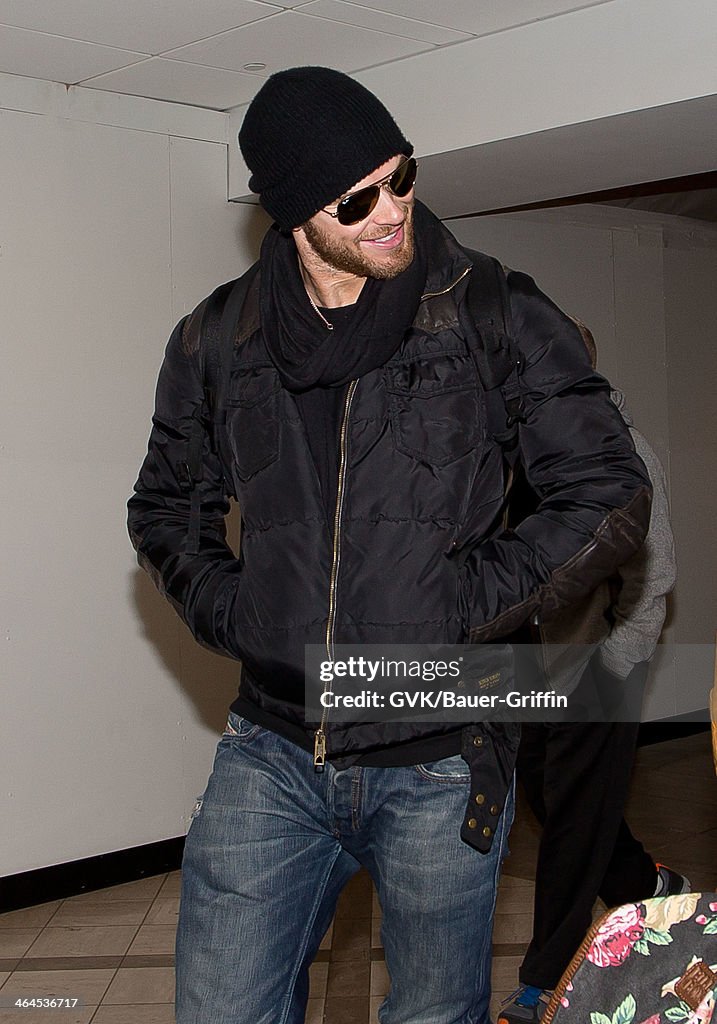 Celebrity Sightings In Los Angeles - January 22, 2014