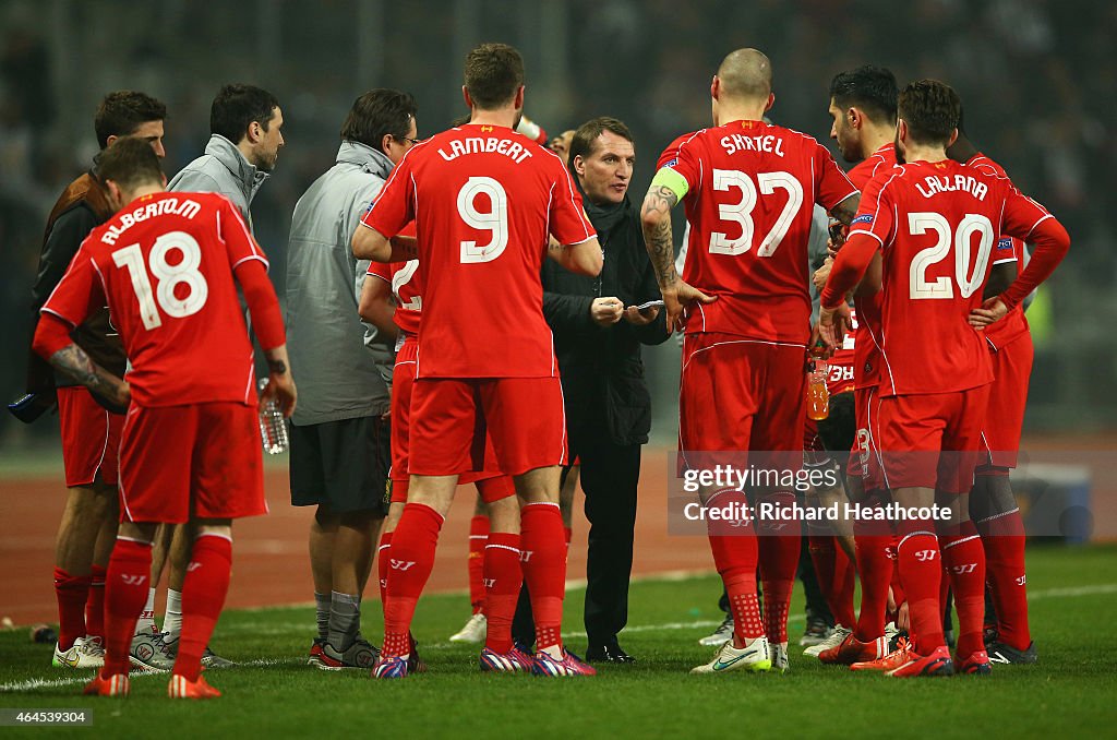 Besiktas JK v Liverpool FC - UEFA Europa League Round of 32