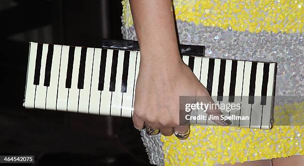 Lily Lane attends the 'Gimme Shelter' screening hosted by Roadside Attractions and Day 28 Films with The Cinema Society on January 22, 2014 in New...