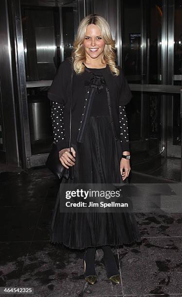 Ali Wise attends the 'Gimme Shelter' screening hosted by Roadside Attractions and Day 28 Films with The Cinema Society on January 22, 2014 in New...