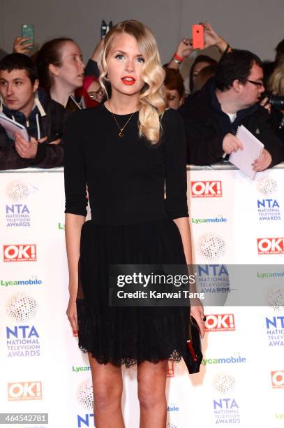 Hetti Bywater attends the National Television Awards at the 02 Arena on January 22, 2014 in London, England.