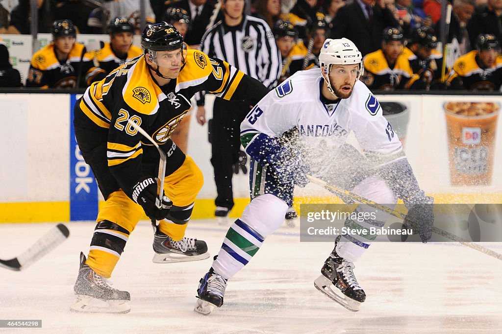 Vancouver Canucks v Boston Bruins