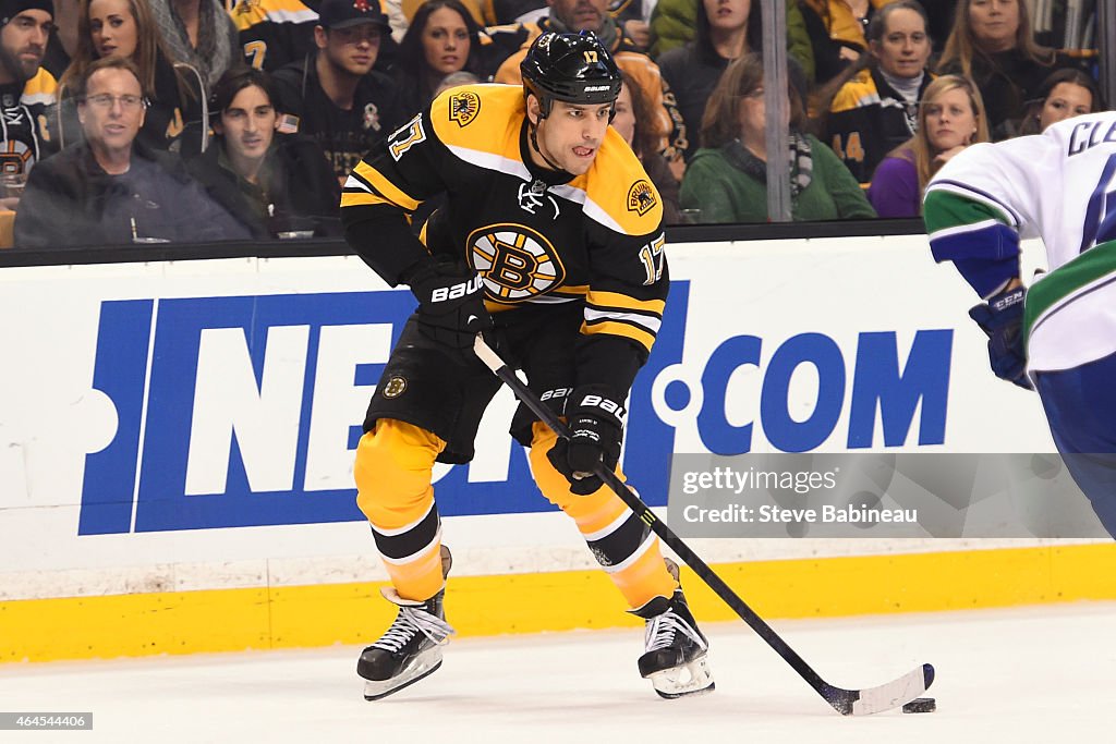 Vancouver Canucks v Boston Bruins