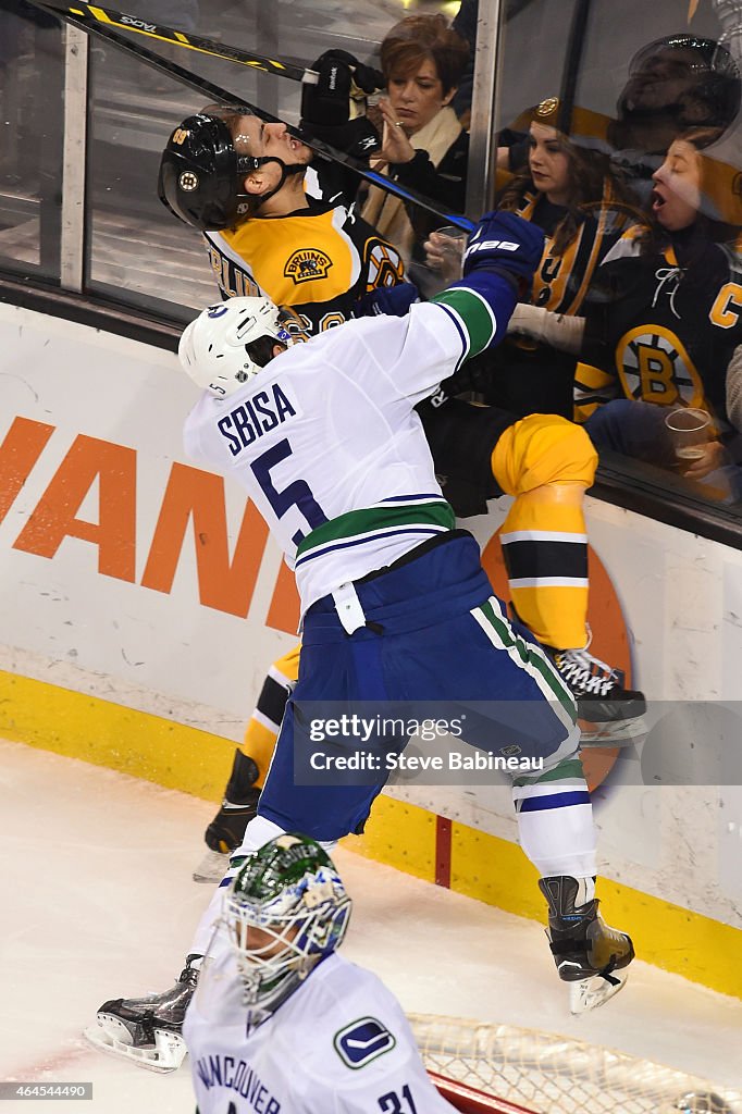 Vancouver Canucks v Boston Bruins