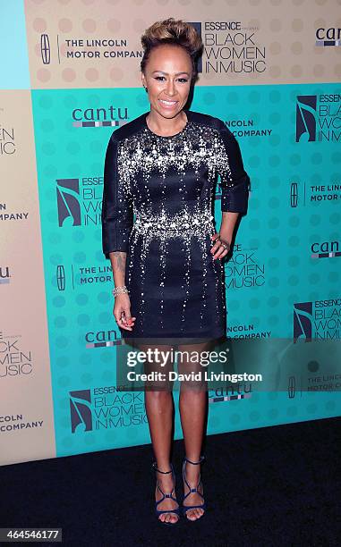 Singer Emeli Sande attends Essence Magazine's 5th Annual Black Women in Music event at 1 OAK on January 22, 2014 in West Hollywood, California.