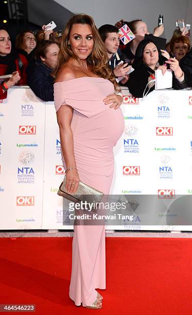 Michelle Heaton attends the National Television Awards at the 02 Arena on January 22, 2014 in London, England.