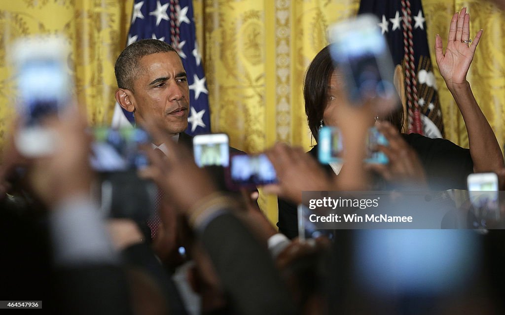 President Obama And First Lady Host African American History Month Reception