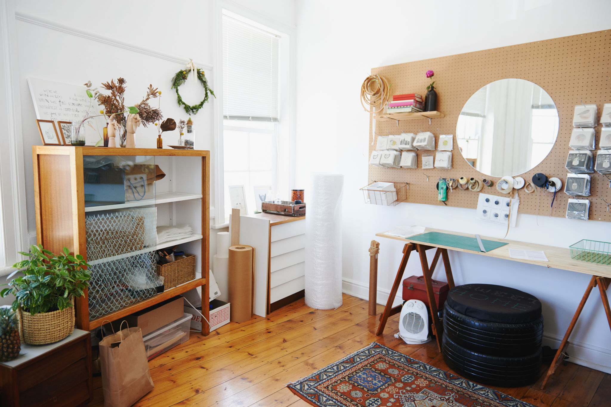 clean organized room