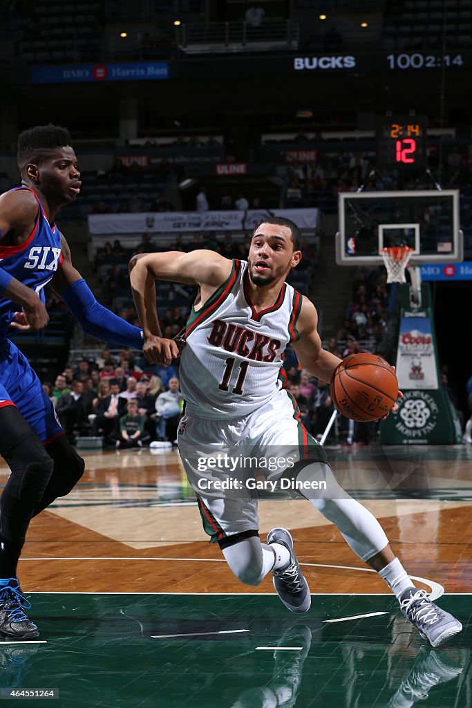 Philadelphia 76ers v Milwaukee Bucks